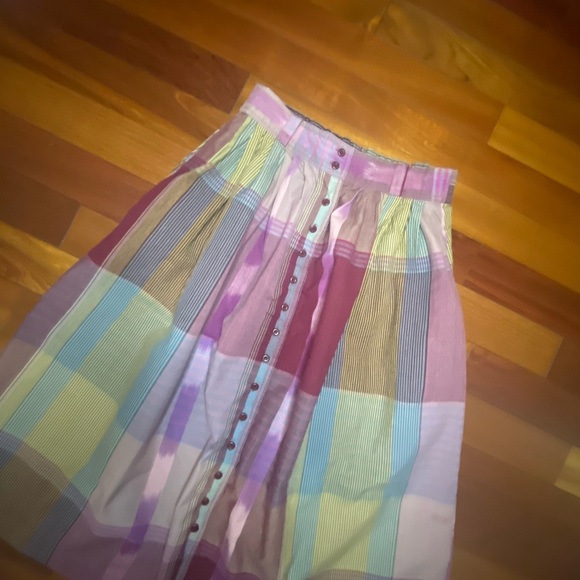 Boho Prairie Maxi Skirt size 12 Country skirt Traditional skirt - Picture 2 of 7